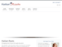 Tablet Screenshot of haitianroots.com
